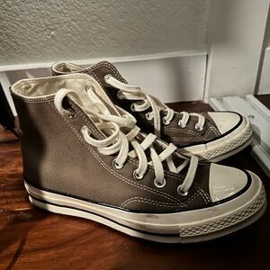 Converse Grey High-Top Sneakers